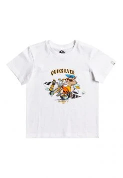 Discount 💯 Quiksilver RACOON STYLE - Print T-shirt - White 🧨