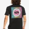 Cheap 🔥 Quiksilver SHADOW GROOVE - Print T-shirt - Black 🌟 -Quiksilver shop c8df2f0fa758421c8a21cbf3255c5f6f