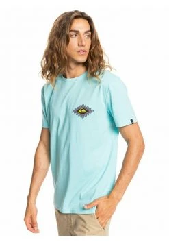 Flash Sale ✨ Quiksilver MYTHIC LIMITS - Print T-shirt - Blue 🎁 -Quiksilver shop c9b589d6b2a24e119450cc8762f24bd9