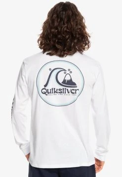 Best deal βοΈ Quiksilver ROLLING CIRCLE LS - Long Sleeved Top - White π
