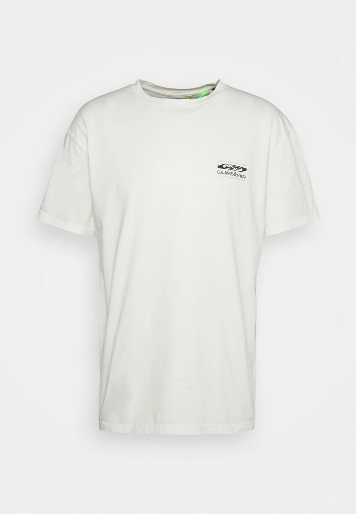 Best Pirce ❤️ Quiksilver TRAIL MAP TEES - Print T-shirt - Snow White 🤩 6 Best Pirce ❤️ Quiksilver TRAIL MAP TEES - Print T-shirt - Snow White 🤩 - Image 4