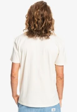 Discount 🥰 Quiksilver RYTHMIC STRIPE - Print T-shirt - Antique White 👏 -Quiksilver shop ccf4bc1a6da64ef1b159490483778f81