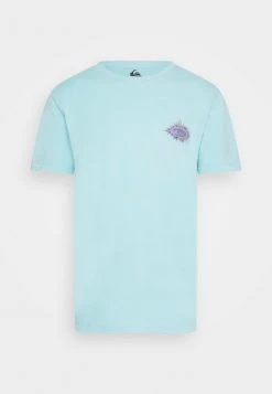 Discount 💯 Quiksilver FIRST MIND - Print T-shirt - Light Blue 👍 -Quiksilver shop cdbf8248b0534c87988a0b96a9c48f56