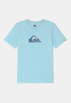 New π Quiksilver COMP LOGO - Print T-shirt - Iced Aqua β€οΈ