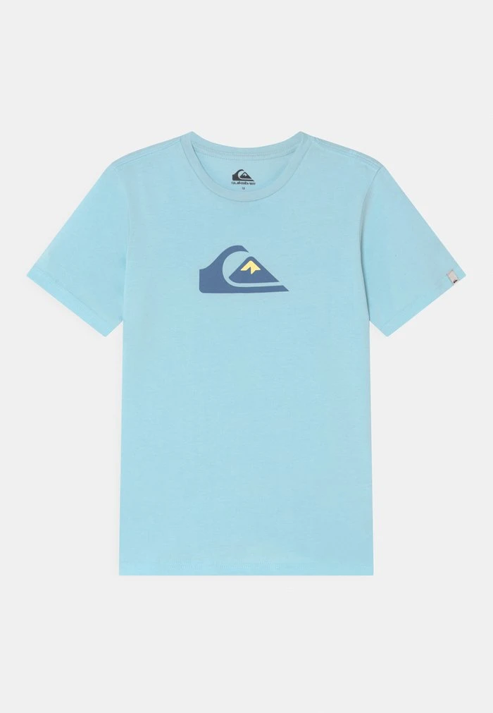 New π Quiksilver COMP LOGO - Print T-shirt - Iced Aqua β€οΈ 3 New π Quiksilver COMP LOGO - Print T-shirt - Iced Aqua β€οΈ