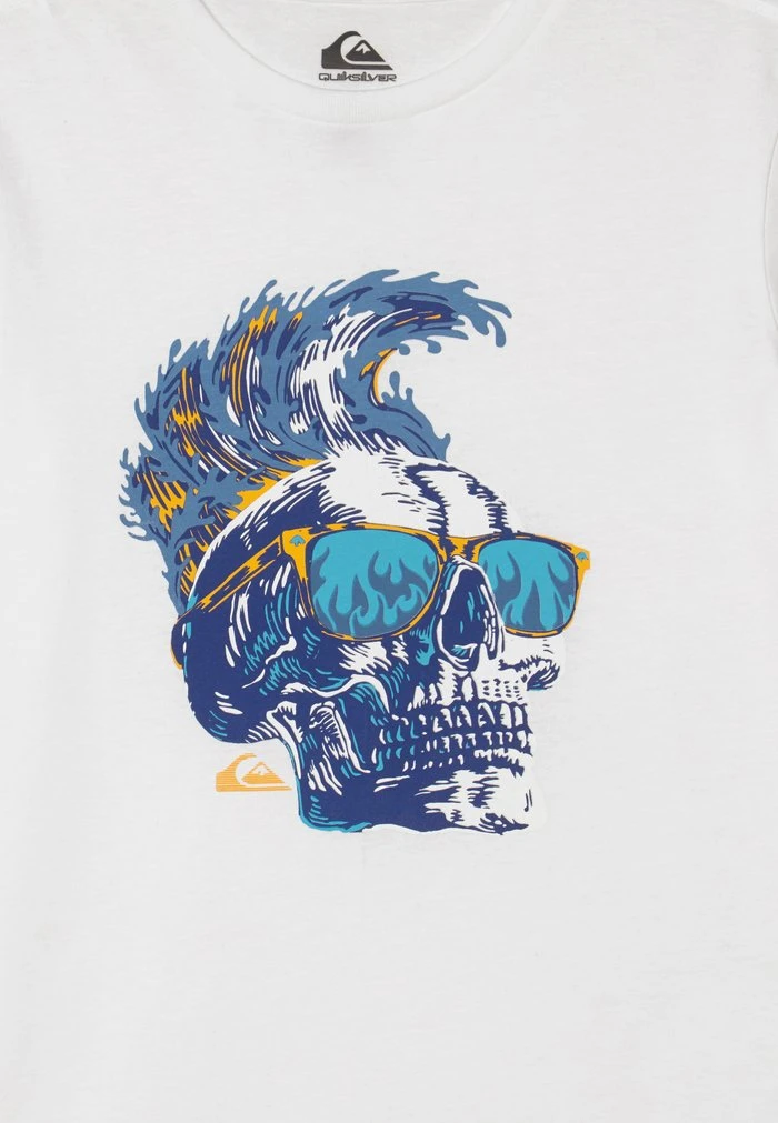 Outlet ⭐ Quiksilver SMOKE SCREEN - Print T-shirt - White ✔️ 5 Outlet ⭐ Quiksilver SMOKE SCREEN - Print T-shirt - White ✔️ - Image 3