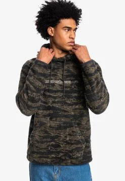 New 🥰 Quiksilver CLEAN COASTS AOP - Sweatshirt - Grape Leaf Tiger Camo ✔️