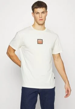 Best Sale 👍 Quiksilver MOUNTAIN RISE TEES - Print T-shirt - Antique White 🎁