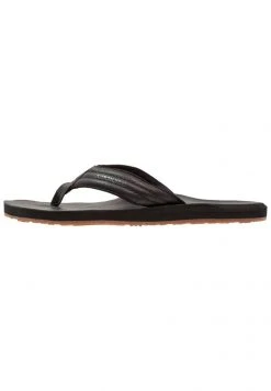 Coupon 👏 Quiksilver CARVER - T-bar 🩴 Sandals - Black 😉