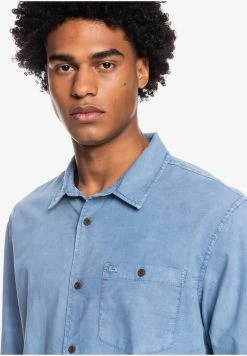 Cheapest 🛒 Quiksilver BOLAM LANGÄRMLIGES - 👚 Shirt - Faded Denim 😉 -Quiksilver shop d5944484bc264527a3a20e822bc4b8cb