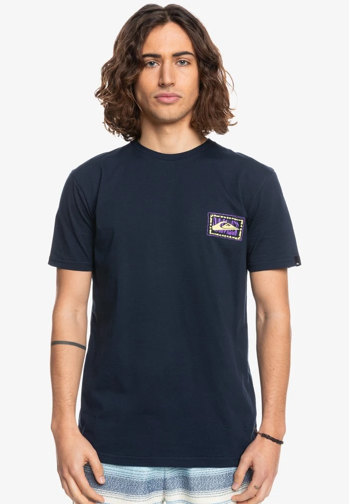 Discount π Quiksilver ECHOES IN TIME SS - Print T-shirt - Navy Blazer π 5 Discount π Quiksilver ECHOES IN TIME SS - Print T-shirt - Navy Blazer π - Image 3