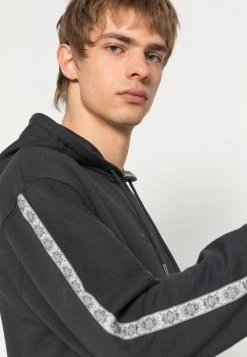 Cheap ✔️ Quiksilver TAPED HOODIE - Hoodie - Tarmac 🔥 -Quiksilver shop d6aff98455b348e6a664eaf174aec92e