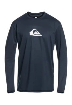 New π Quiksilver SOLID STREAK SURF MIT UPF - Long Sleeved Top - Navy Blazer π