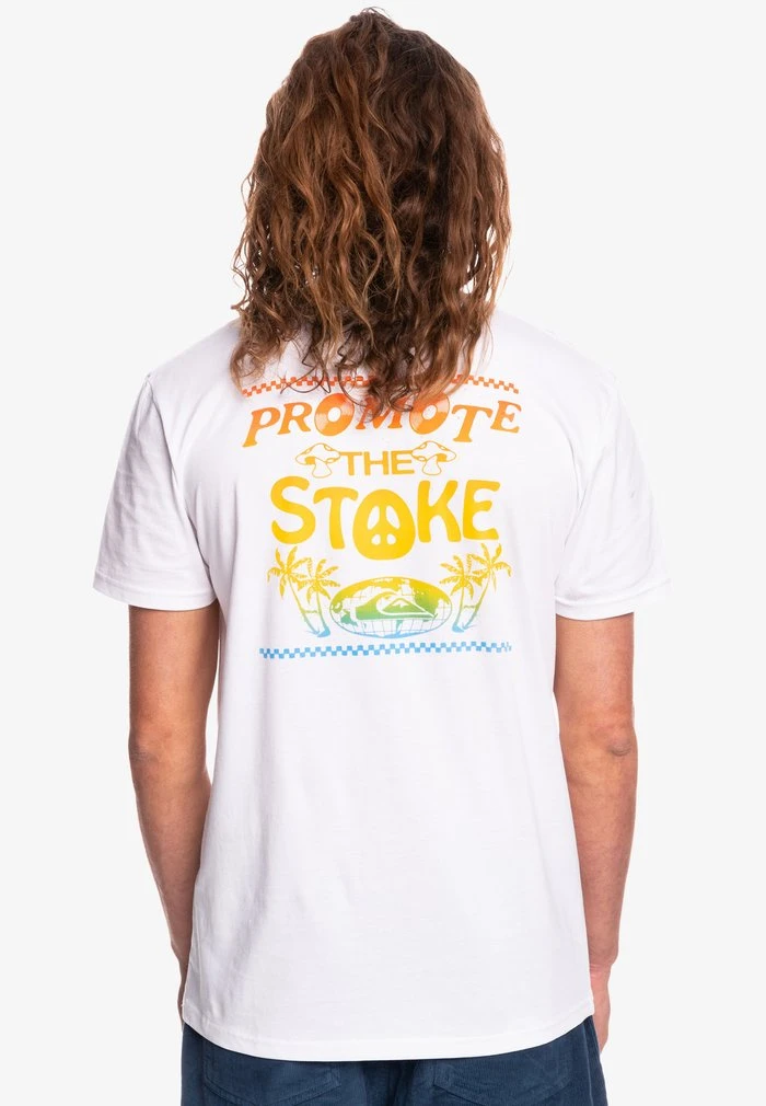 New βοΈ Quiksilver Print T-shirt - White π 5 New βοΈ Quiksilver Print T-shirt - White π - Image 3