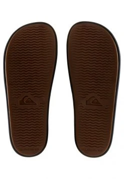 Brand new 🎉 Quiksilver RIVI WORDMARK - Pool Slides - Black Grey Grey 😉 -Quiksilver shop e1c3aa5f18bd489f8de78863b9a9a0a2