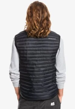 Cheapest 🤩 Quiksilver SCALY - Waistcoat - Black 🔥 -Quiksilver shop e4033e0476494efca50d82c6cf9f36c8