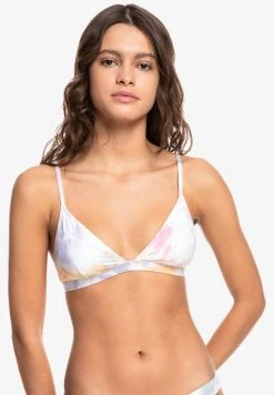 Outlet ✨ Quiksilver 👙 Bikini Top - Tie Dye White 🎁