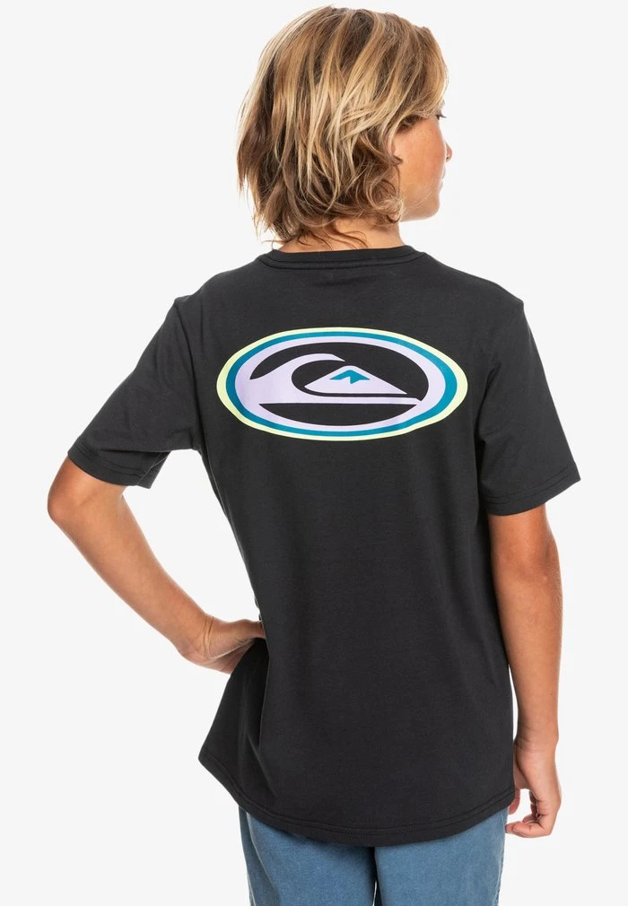 Outlet π― Quiksilver Print T-shirt - Black π 5 Outlet π― Quiksilver Print T-shirt - Black π - Image 3