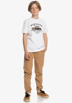 Coupon π Quiksilver BEACH TRIPS SS YTH - Print T-shirt - White π₯