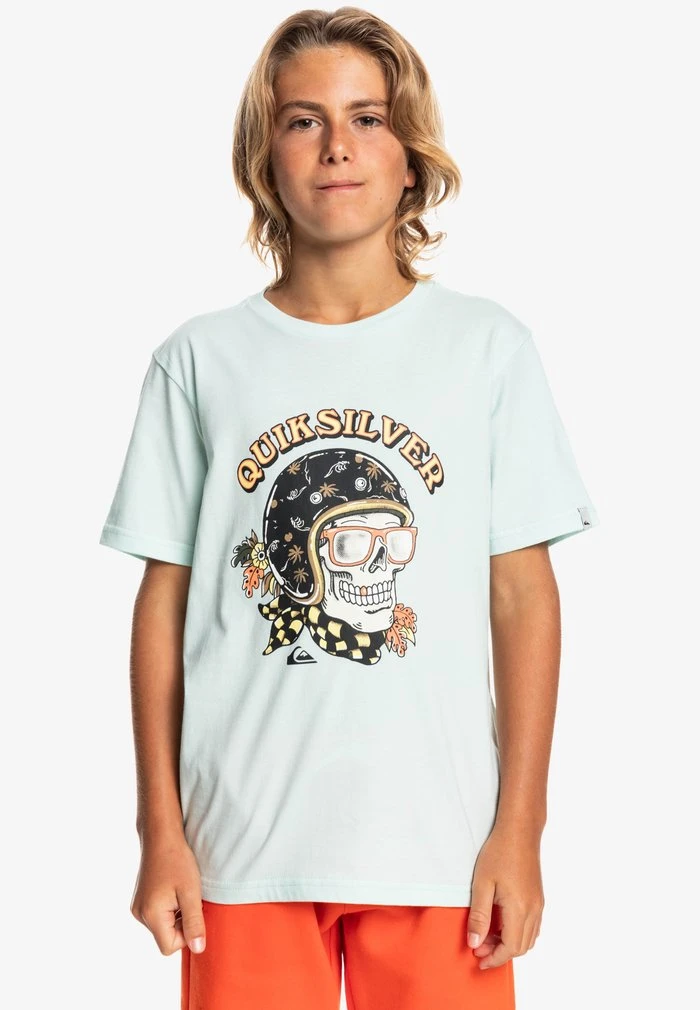 Brand new 𧨠Quiksilver SKULL TROOPER SS YTH - Print T-shirt - Blue Glass π 4 Brand new 𧨠Quiksilver SKULL TROOPER SS YTH - Print T-shirt - Blue Glass π - Image 2