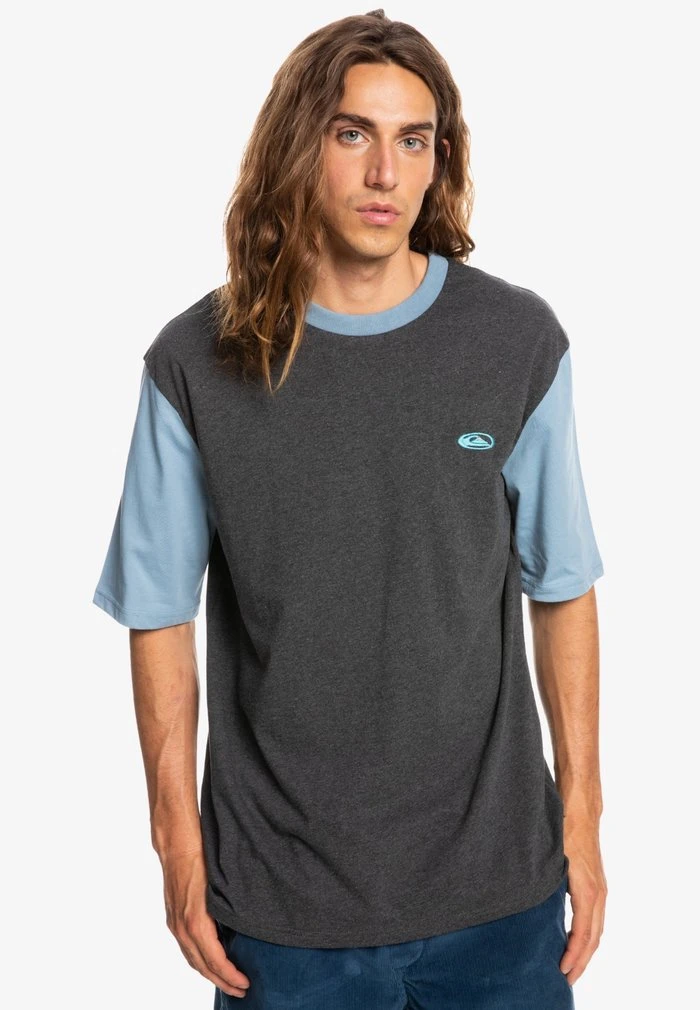 Best deal π― Quiksilver MASTER PLAN TEE - Print T-shirt - Blue π 3 Best deal π― Quiksilver MASTER PLAN TEE - Print T-shirt - Blue π