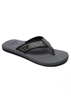 Best Pirce ⭐ Quiksilver MONKEY ABYSS - T-bar 🩴 Sandals - Grey 😍 -Quiksilver shop ee98dbc8964c4c64a00a7bf3674b29fc