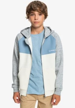 Promo π Quiksilver EASY DAY - Zip-up Sweatshirt - Mottled Royal Blue π§¨