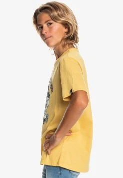 Cheapest ✨ Quiksilver SKULL TROOPER SS YTH - Print T-shirt - Rattan ⭐ -Quiksilver shop f664f3475ecd4d8d82c698ce3e7495f1