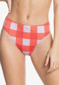 Cheap 👏 Quiksilver 👙 Bikini Bottoms - Cranberry Checked Out 🥰