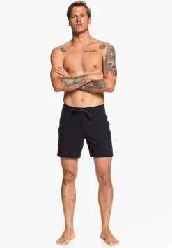 Best Sale ❤️ Quiksilver HIGHLINE KAIMANA - Swimming Shorts - Black 😀