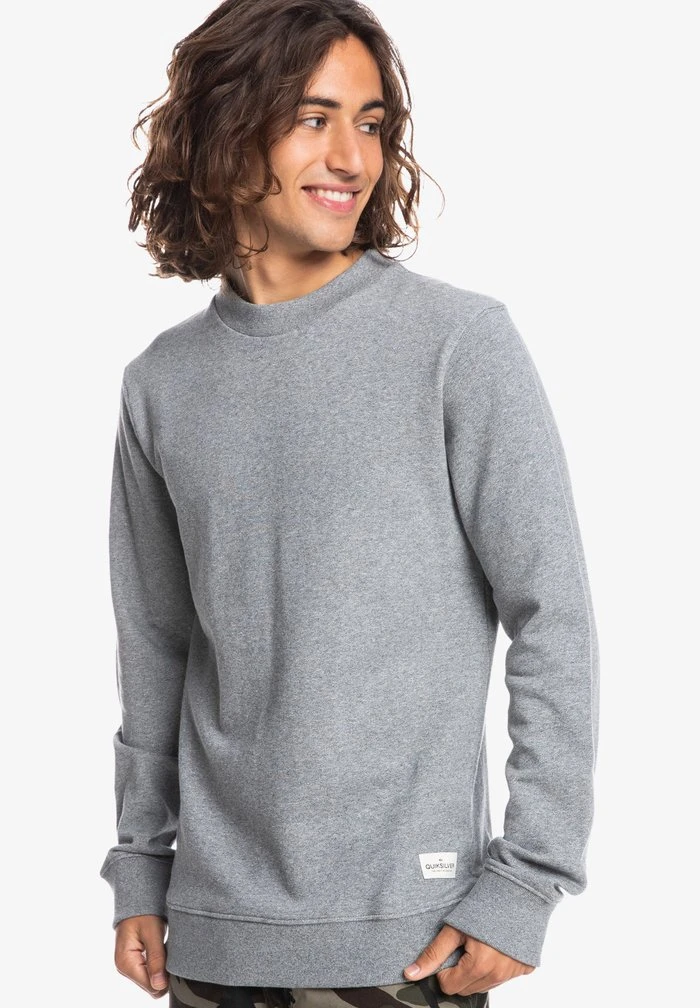 Best Sale π Quiksilver Sweatshirt - Light Grey Heather β 3 Best Sale π Quiksilver Sweatshirt - Light Grey Heather β