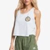 Best deal ✨ Quiksilver DÉBARDEUR - Top - White 🌟 -Quiksilver shop fe57b113d005442fab474988426d6ab5